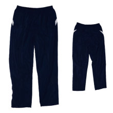 Yj-3006 alinhado Blue Microfiber esportes calças Sweatpants para homens